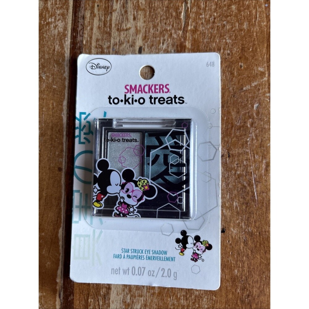 NOS Smackers To-ki-o treats Disney First Love eye shadow 648 Blue Silver